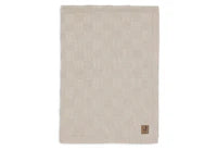 Deken Wieg 75x100cm Box Knit - Warm Sand - GOTS JOLLEIN
