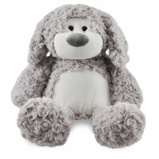 Knuffel - grijze fluffy beer
